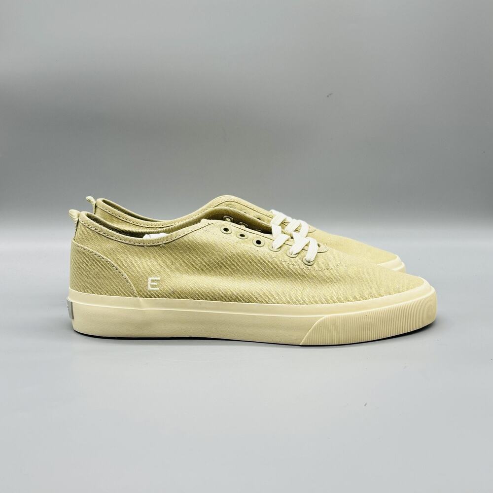 Everlane Shoes Womens 10.5 Khaki Cotton Low Top Walking Forever Sneakers Casual